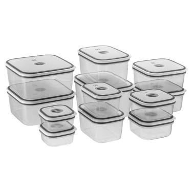 Imagem de Jogo de Potes Herméticos Transparente em Polipropileno com 12 Peças - Electrolux