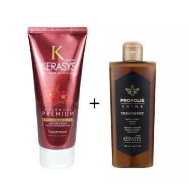 Imagem de Kerasys Kit (Másc. Oriental Premium 200ml + Trat. Própolis Shine 180ml