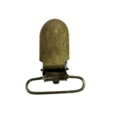 Imagem de Fecho Jacaré 33 mm Ouro Velho – Pacote com 10 peças- Ideal para Aviamentos de Bolsas, Artesanato e Bijuterias