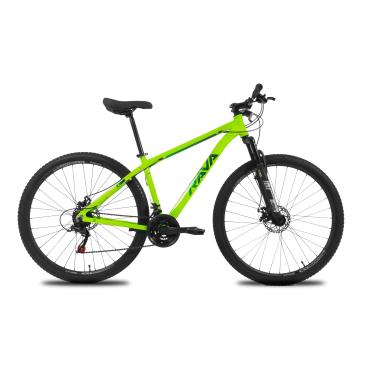 Imagem de Rava Bicicleta Up, Aro 29, Tamanho 19, Câmbio 21 Velocidades, Freio Mecânico, Verde Fluorescente