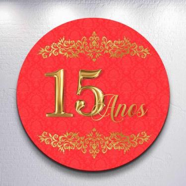 Imagem de Decoração Feminina festa com painel redondo capa Para Aniversarios tam