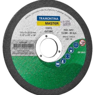 Imagem de Disco De Corte Tramontina 4.1/2´´ Para Pedras