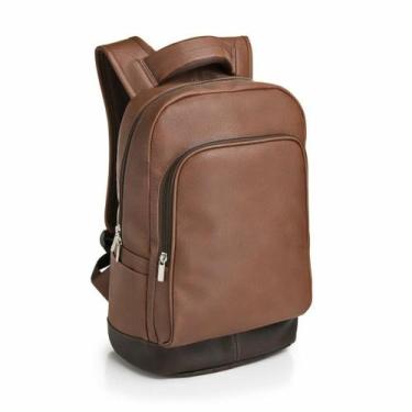 Imagem de Mochila para Notebook 17" Masculina Viccina Pinot, Camel/Marrom