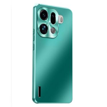 Imagem de HAOMRIYL Capa fina para Oppo Find X9/X9pro, proteção total das lentes, antiarranhões, capa rígida fosca de policarbonato com proteção contra quedas, verde, X9