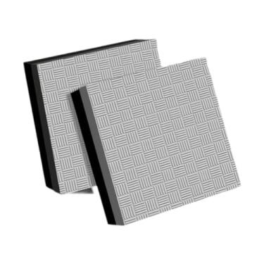 Imagem de Zxpjkyu Almofada de Barra de 2 Peças, Almofada de Queda de Levantamento de Peso, Almofada de Peso de Levantamento Terra, Tapete de EVA à Prova de Choque E Red, Preto Cinza 50x50x4cm