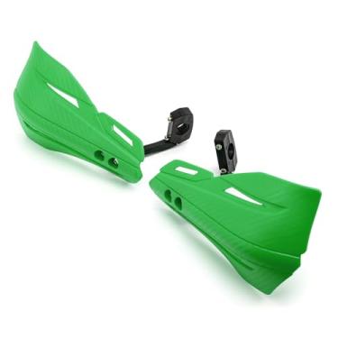 Imagem de Proteção de guidão de motocicleta Protetor de mão 22 28 mm para Dirt Bike Motorcycle MX Supermoto Racing ATV Motocross HandGuards (verde)