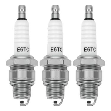 Imagem de Pacote com 3 velas de ignição E5TC de substituição para E6TC E6RC BP6HS, compatível com motor Predator 79cc, Mini bicicleta Coleman CT100U CC100X, FRP GMB100, Massimo MB100 CK100 SK100 Go Kart, ATV