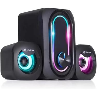 Imagem de Caixa de Som 2.1 KPRO827 Bluetooth USB 11W RMS c/Subwoofer LED