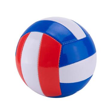 Imagem de Bola Vôlei Praia N.5 - Couro Artificial - Azul/Vermelho