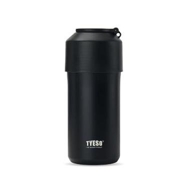 Imagem de TYESO - Refrigerador de Garrafa em Aço Inoxidável 900-1000ml Isolador de Garrafa - Isolador de latas Adequado para Vinho e Várias Bebidas.(Preto)