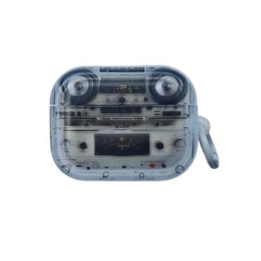 Imagem de GUAYQAT Linda capa para AirPods Pro 2ª/1ª geração, design de alto-falante retrô engraçado capa protetora de fone de ouvido para Air pods pro/pro 2 para meninos e meninas