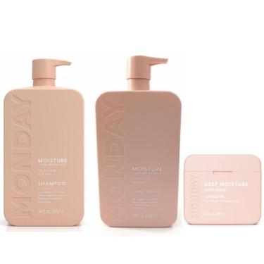 Imagem de Monday Shampoo e Condicionador Moisture+ Mascara Keratin Kit