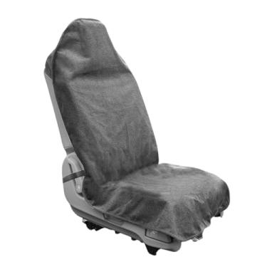 Imagem de Sandfren Capa de assento de toalha de carro, antiderrapante impermeável, toalha de suor protetor de assento dianteiro, capa de proteção de cadeira automotiva lavável, universal para caminhão SUV RV