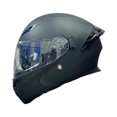Imagem de Capacete De Motocicleta Unissex Aprovado Pelo DOT Com Visor Duplo Prot