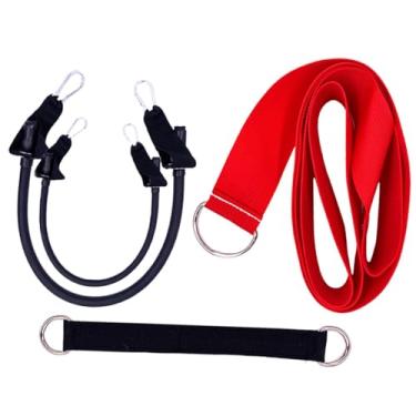 Imagem de UGPLM 2x Corda de Treinamento de Golfe - Ferramenta de Correção - Equipamento de Exercício Portátil - Presente - Corda de Resistência para Treinamento de, Vermelho