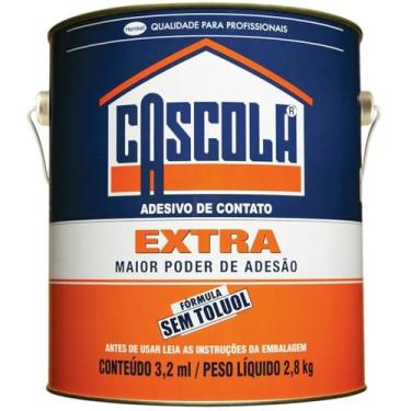 Imagem de Cascola Cola Extra sem Toluol, Cola de Contato, 1x2.8kg