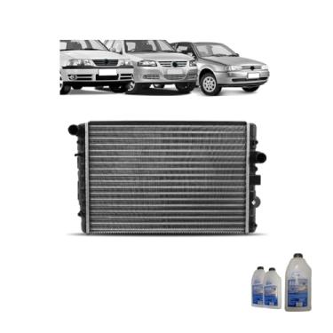Imagem de Kit Radiador VW Gol 1.0 8/16V G1 GII GIII S/AR com Água Desmineralizada