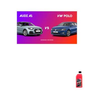 Imagem de Kit Radiador VW Polo Virtus Audi A1 + Aditivo Radiador Paraflu Rosa Pronto Uso 1L
