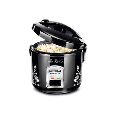 Imagem de Panela De Arroz Fast Rice 5 Premium Mondial Preto 400W NPE-08-5X