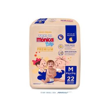 Imagem de Fralda Turma da Mônica Baby Premium Jumbo M com 22un