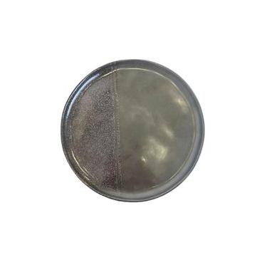 Imagem de Jogo 6 Pratos de Sobremesa 21cm Cerâmica Mesa Posta Preto