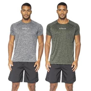 Imagem de Kit 2 Camisetas Dry Alpha Co Masculina-Masculino