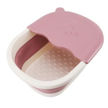 Imagem de Phefop Bacia Dobrável para Banho de Pés, Material PP, Design de Pontos de Acupuntura para Massagem Nos Pés, Banheira Dobrável para Crianças e Viagens, Tamanho 15,4 X 11,8 X 6,7 Polegadas (#11)