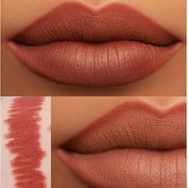 Imagem de Conjunto de Caneta delineadora lábios longa duração Batom Não grudento Resistente a borros Multifuncional Fácil aplicar Lápis delineador para linhas precisas e acabamento matte