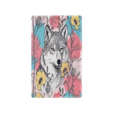 Imagem de Wassud Placa de cobertura para interruptor de luz de lobo cinza, 1 capa de tomada em branco, placa de parede, decoração de casa, sala de estar, quarto, decoração