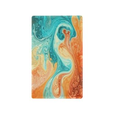 Imagem de Wassud Arte abstrata (2) placa de cobertura de interruptor de luz, 1 capa de tomada em branco placa de parede decorativa decoração de casa sala de estar quarto