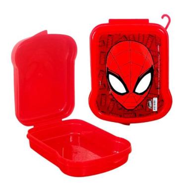 Imagem de Sanduicheira Para Pão De Forma Lanche Recreio do Homem Aranha - Plasút