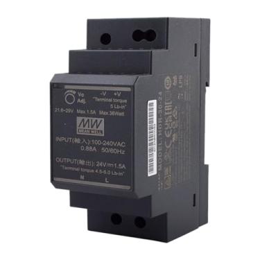 Imagem de Mean Well 30W Conversor De Energia Sfx Ultra Slim Step Shape Para Trilho Din 110v Para 12v Suprimentos De LaboratóRio De Computador 24V 1.5A (HDR-30-24 24V/1.5A/36W/Ultra Slim Supply)
