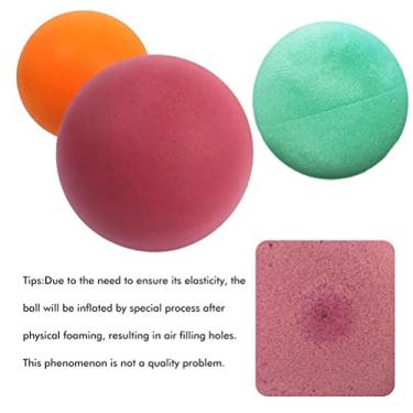 Imagem de VBESTLIFE Bola Silenciosa Saltitante Macia, Bola Interna Leve e Durável Com Redução de Ruído para Crianças na Cor Laranja 18cm (amarelo)