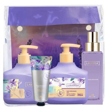 Imagem de Kit Lavanda Brasileira - Creme de mãos + Hidratante + perfume + sab li