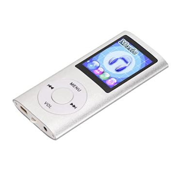 Imagem de aqxreight MP3 Player Tela Colorida de 1,8 Polegadas Multifuncional Portátil MP3 Music PlayerBlue Smartphone PC No Player incluído) Basta Inserir a Cópia (não Usar Música PlayerMP3 (Prata)