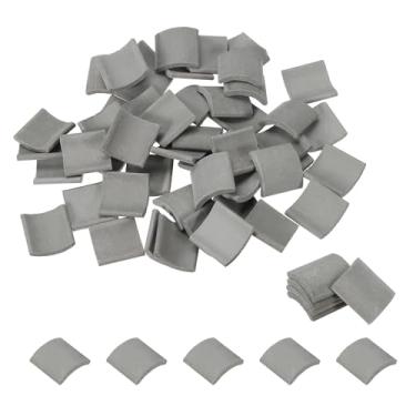 Imagem de PATIKIL Miniature Roof Tile, 100 Pcs 1:16 Scale Mini Grey Tiles Clay Roof Miniature Brick Dollhouse Roofing DIY Craft Accessories Building Supplies for Fake House Model Garden