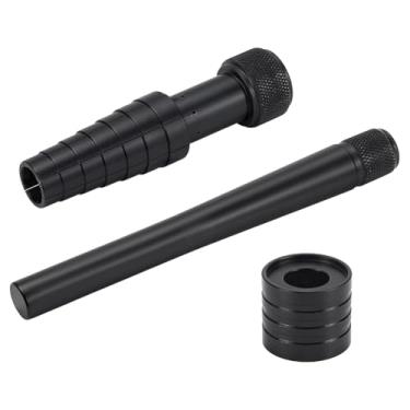 Imagem de UNICRAFTALE 1 conjunto de anéis de metal preto esticador de dedo ajustador de tamanho de anel expansível, anéis de noivado mandril, tamanho ferramenta de dimensionamento de joias para fazer
