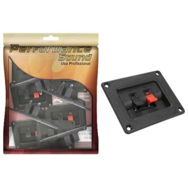 Imagem de 10X Terminal Borne Quadrado Profissional Para Caixa De Som - PIX