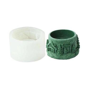 Imagem de Molde De Silicone Para Árvore De Natal, Casa, Fruteira, Bandeja De Lem