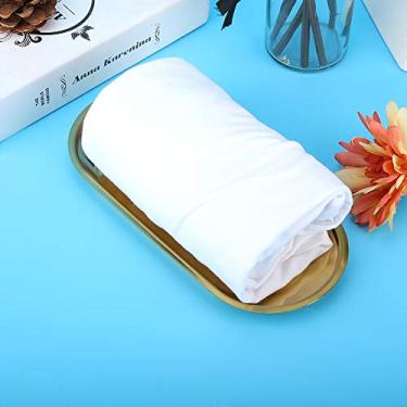 Imagem de GLOGLOW Bandeja de Talheres, Design Nórdico, Ouro e Cobre, 9,1 X 4,1 X 0,7 Polegadas, para Toalhas, Joias, Lanches, Banheiro e Cozinha Em Aço Inoxidável Oval Nan (Ouro)