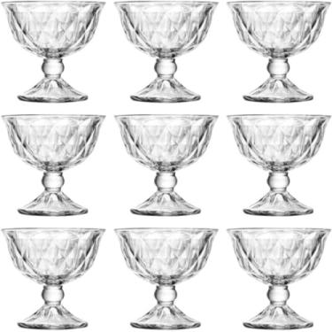 Imagem de Jogo 6 Taça para Sobremesa Lyor Diamond de Cristal Ecológico 180ml