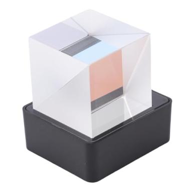 Imagem de Yunseity Visor holográfico de mesa, cubo de cristal holográfico de LED, relógio fotográfico 3D para decoração de mesa de carro, GIF, álbum de fotos, base preta, multifuncional, fácil operação