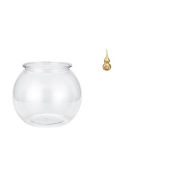 Imagem de Whtkoph Pequeno Aquário Transparente, Ornamento para Casa, Tigela, Vaso, Mesa, Quarto, Escrivaninha, Sala de Estar, Decoração de Casa, Estátua de Abóbora