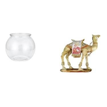 Imagem de Whtkoph Ornamento Transparente para Pequenos Aquários, Ideal para Decoração de Casa. Decoração de Mesa, Perfeita para Quartos, Escrivaninhas, Salas de Estar O