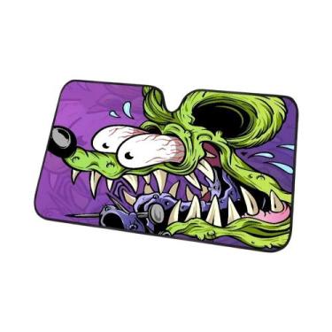 Imagem de Protetor Solar Para Carro Anime Rat Fink, Capa Para Para-brisa, Acessó