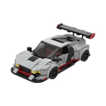 Imagem de Blocos De Montar Carro Esportivo De Corrida R8 GT Para Meninos MOC-697