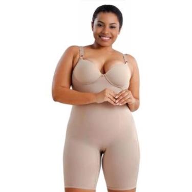 Imagem de Modelador Macaquinho Com Bojo Plus Size Vi Lingerie-Feminino
