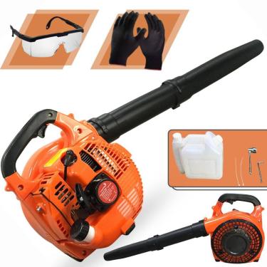 Imagem de Soprador De Folhas A Gasolina Importway 2 Tempos 26cc com Par de Luvas e Oculos de Proteção com Regulagem
