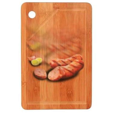 Imagem de Tabua De Bambu Retangulo Cozinha Churrasco Mor 25x35