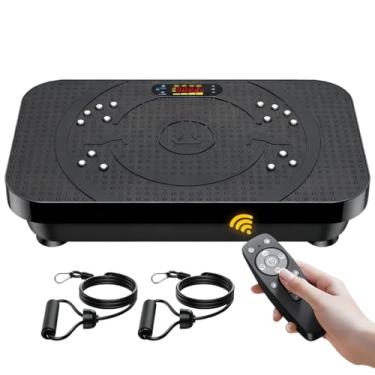 Imagem de OVANZA Máquina De Exercícios Com Plataforma Vibratória, Vibratória Para Todo O Corpo Drenagem Linfática, Queima Gordura, Ajuda A Tonificar, Perda Peso, Modelagem E Bem-Estar Equipamentos Treinamento